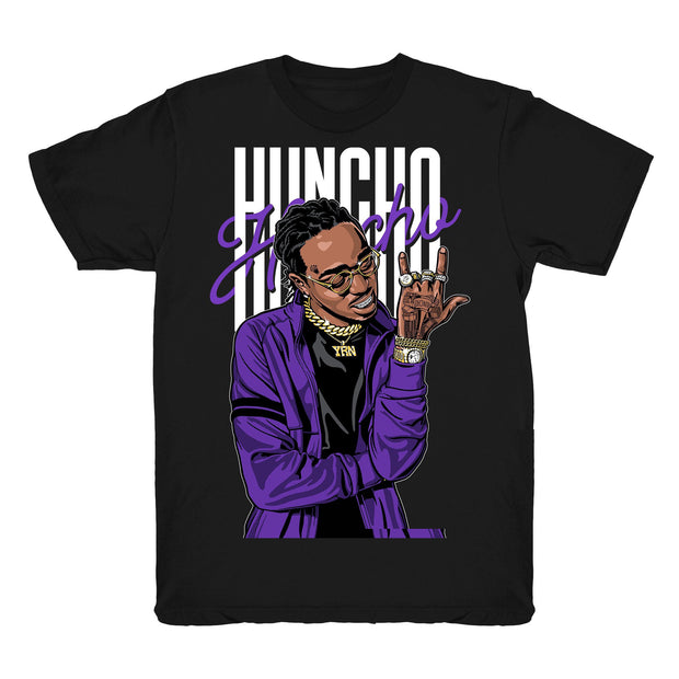 Women 1 Court Purple shirt | Huncho - Retro 1 High OG Court Purple / black tee shirts