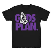 Women 1 Court Purple shirt | Gods Plan - Retro 1 High OG Court Purple black tee shirts