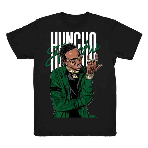 Youth 1 Pine Green shirt | Huncho - Retro 1 High OG Pine Green black tee shirts