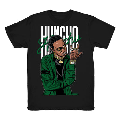 Women 1 Pine Green shirt | Huncho - Retro 1 High OG Pine Green black tee shirts