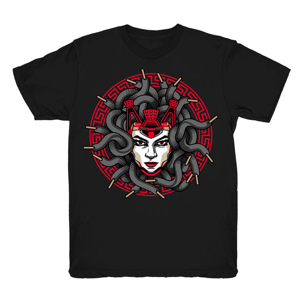 Youth 4 Fire Red shirt | Medusa Laced - Retro 4 Fire Red / black tee shirts