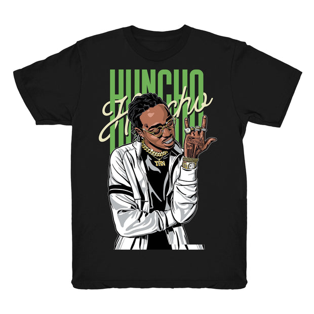 Youth 3 Chlorophyll shirt | Huncho - Retro 3 Chlorophyll Tinker / Black tee shirts