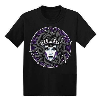 Youth 11 Concord Kids shirt | Medusa Laced - Retro 11 Concord 2018 / Youth Black tee shirts