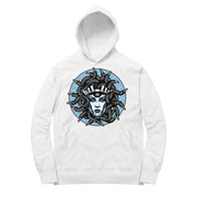 Women 10 Orlando Hoodie | Medusa Laced - Retro 10 Orlando / White Hooded tee shirts