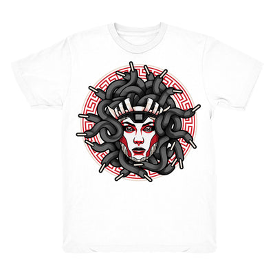 Youth 11 Platinum Tint shirt | Medusa Laced - Retro 11 Platinum Tint White tee shirts