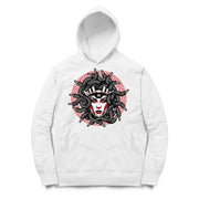 Women 11 Platinum Tint Hoodie | Medusa Laced - Retro 11 Platinum Tint / White Hooded shirt