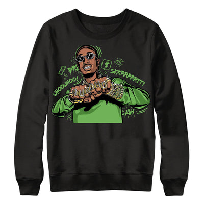 Youth 3 Chlorophyll Sweater | Huncho Rings - Retro 3 Chlorophyll Tinker Black Crewneck tee shirts