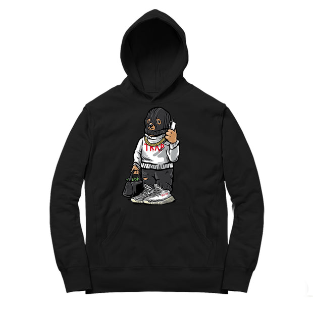 Youth Boost Zebra 350 Hoodie | Trap Bear - Zebra 350 V2 / Black Hooded tee shirts