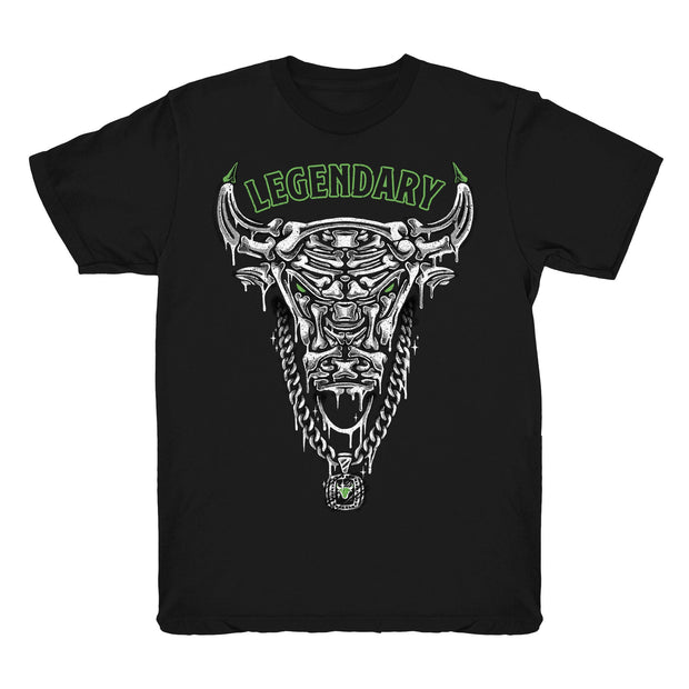 Youth 3 Chlorophyll shirt | Legendary Bull - Retro 3 Chlorophyll Tinker / Black tee shirts