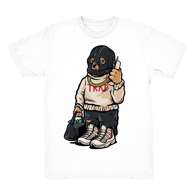 Youth 11 Platinum Tint shirt | Trap Bear - Retro 11 Platinum Tint / White tee shirts