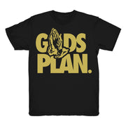 Women Foamposite Black Metallic Gold shirt | Drake Gods Plan - Black Metallic Gold Nike Foamposite Pro / black tee shirts