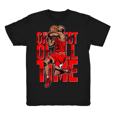 Youth 12 Gym Red shirt | The GOAT - Retro 12 Gym Red 2018 / Black tee shirts