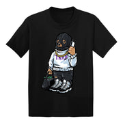 Women 11 Concord Kids shirt | Trap Bear - Retro 11 Concord 2018 / Youth Black tee shirts