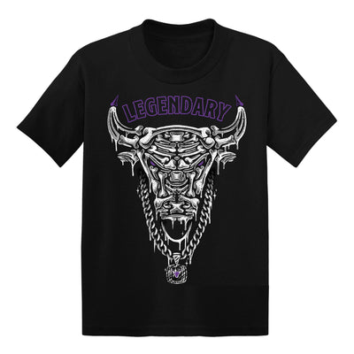 Women 11 Concord Kids shirt | Legendary Bull - Retro 11 Concord 2018 / Youth Black tee shirts