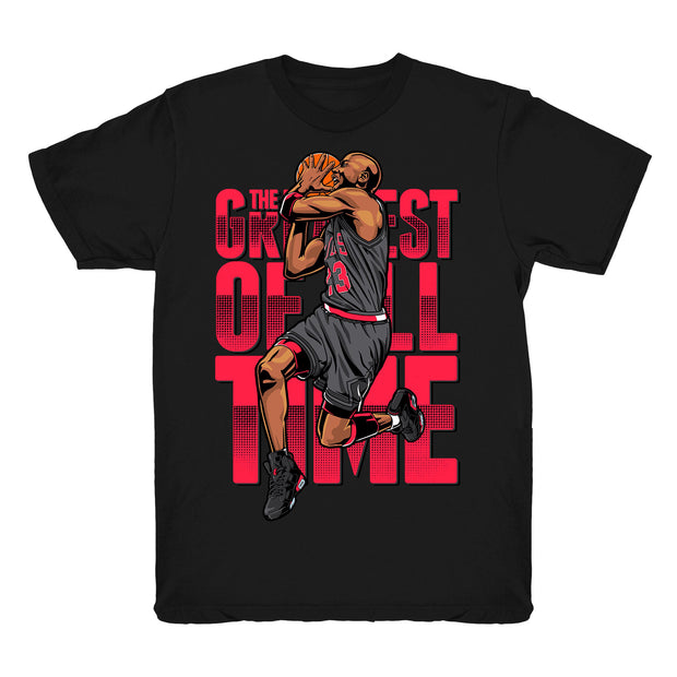 Youth 6 Infrared shirt | The Greatest - Retro 6 Infrared 2019 / Black tee shirts