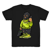 Women Boost Frozen Yellow 350 shirt | Trap Bear - Frozen Yellow 350 Boost tee shirts