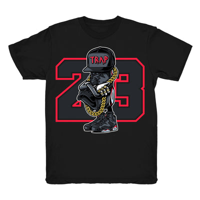 Women 6 Infrared shirt | Infrared Sneakerhead - Retro 6 Infrared 2019 / Black tee shirts