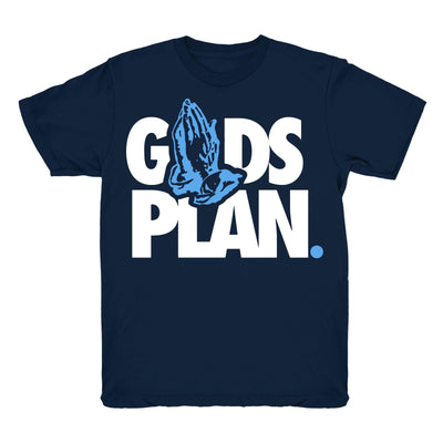 Women 9 UNC shirt | Drake Gods Plan - Retro 9 UNC 2020 / Navy tee shirts