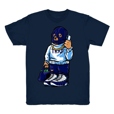 Women 9 UNC shirt | Trap Bear - Retro 9 UNC 2020 / Navy tee shirts