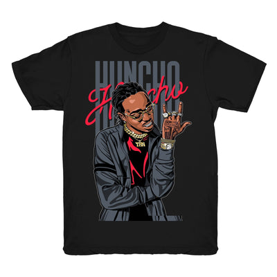 Youth 6 Infrared shirt | Huncho - Retro 6 Infrared 2019 / Black tee shirts