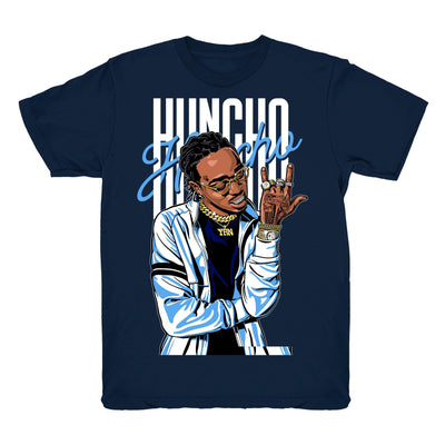 Youth 9 UNC shirt | Huncho - Retro 9 UNC 2020 / Navy tee shirts