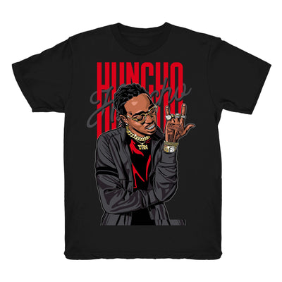 Youth 4 Bred shirt | Huncho - Retro 4 Bred 2019 OG / Black tee shirts