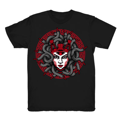 Youth 4 Bred shirt | Medusa Laced - Retro 4 Bred 2019 OG / Black tee shirts