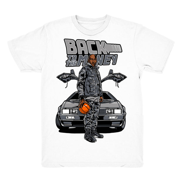 Youth 4 Cool Grey shirt | To The Money - Retro 4 Cool Grey / White tee shirts