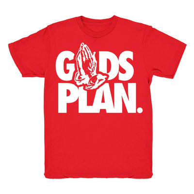 Youth 9 Gym Red shirt | Drake Gods Plan - Retro 9 Gym Red 2019 / Red tee shirts