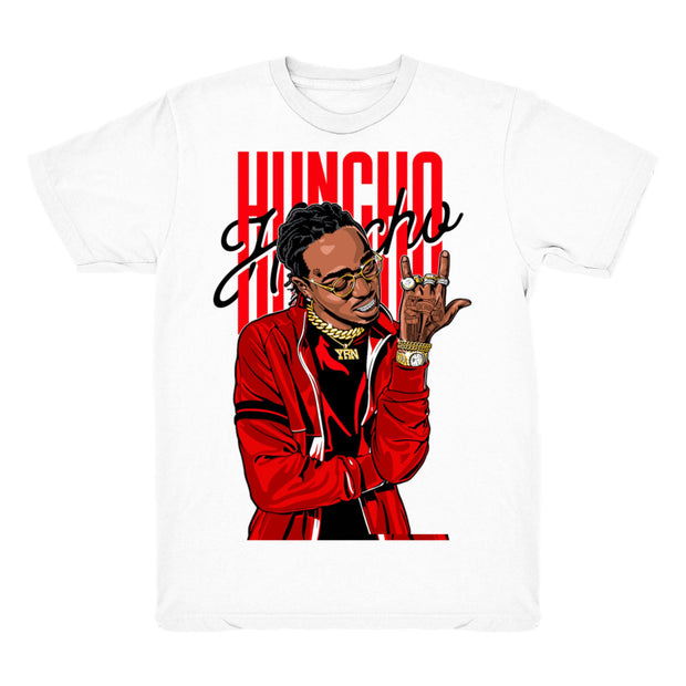 Youth 9 Gym Red shirt | Huncho Flex - Retro 9 Gym Red 2019 / white tee shirts