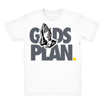 Youth 4 Cool Grey shirt | Drake Gods Plan - Retro 4 Cool Grey / White tee shirts