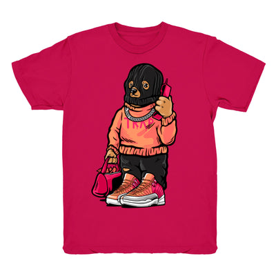 Men 12 Sunrise shirt | Trap Bear - Retro 12 Hot Punch Sunrise / Berry tee shirts