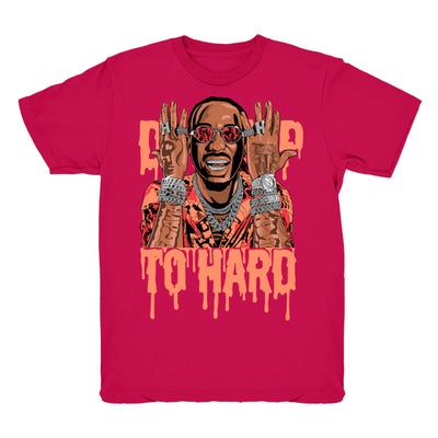 Men 12 Sunrise shirt | Drip To Hard - Retro 12 Hot Punch Sunrise / Berry tee shirts