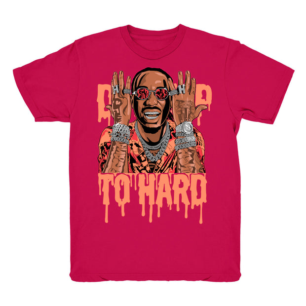 Youth 12 Sunrise shirt | Drip To Hard - Retro 12 Hot Punch Sunrise / Berry tee shirts