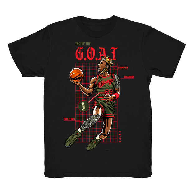 Youth 6 Travis shirt | Goat Blueprint - Retro 6 Cactus Jack 2019 / Black tee shirts