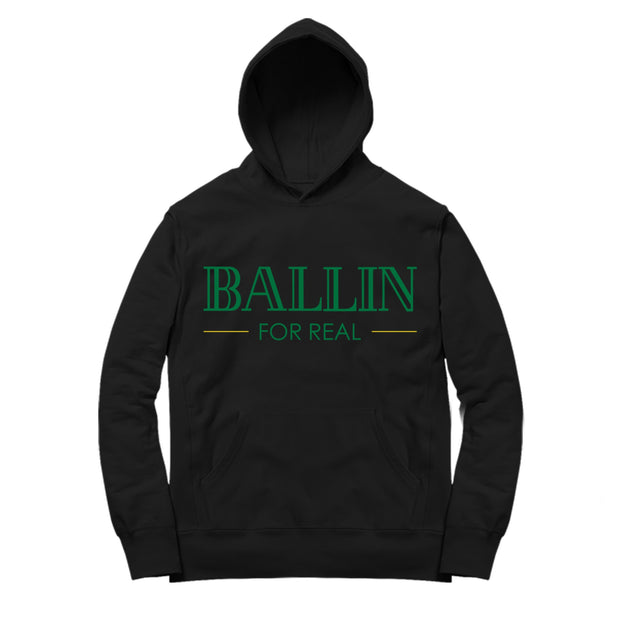 Youth 10 Seattle Hoodie shirt | Seattle 10 Ballin - Retro 10 Seattle / Black hooded tee shirt