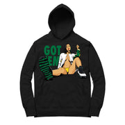 Women 10 Seattle Hoodie shirt | Seattle 10 Got Em - Retro 10 Seattle / Black hooded tee shirt