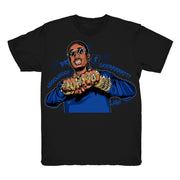 Women 12 Game Royal shirt | Huncho Drip- Retro 12 Game Royal 2019 / Black tee shirts