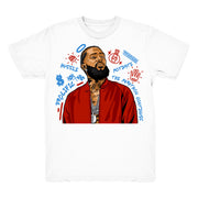 Women 1 Fearless shirt | Nipsey Forever Fly - Retro 1 OG High Fearless 2019 / White tee shirts