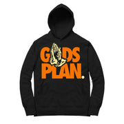 Women 1 Shattered Hoodie | Drake Gods Plan - Retro 1 OG High Shattered Backboard 3.0 / Black Hooded shirt