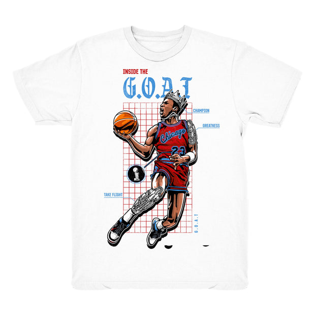 Youth 1 Fearless shirt | Goat Blueprint - Retro 1 OG High Fearless 2019 / White tee shirts