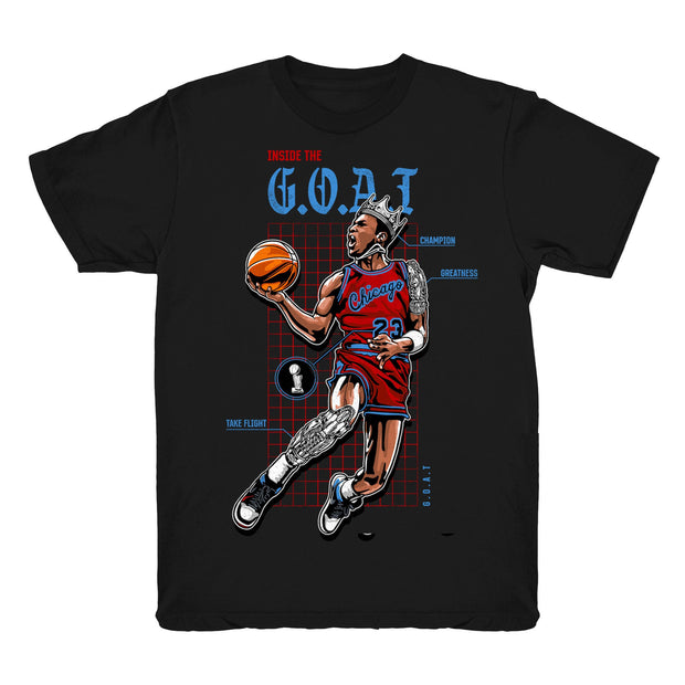 Youth 1 Fearless shirt | Goat Blueprint - Retro 1 OG High Fearless 2019 / Black tee shirts