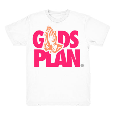 Youth 12 Sunrise shirt | Drake Gods Plan - Retro 12 Hot Punch Sunrise / white tee shirts