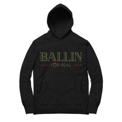 Youth 6 Travis Hoodie | Ballin For Real - Retro 6 Cactus Jack 2019 / Black Hooded tee shirts