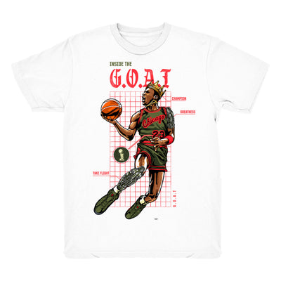 Youth 6 Travis shirt | Goat Blueprint - Retro 6 Cactus Jack 2019 / White tee shirts