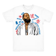 Women 4 What The 4 shirt | Nipsey Forever Fly - Retro 4 What The 4s 2019 / White tee shirts