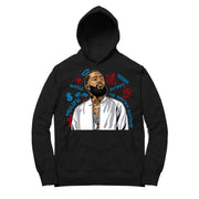 Women 4 What The Hoodie shirt | Nipsey Forever Fly - Retro 4 What The / Black hooded tee shirt