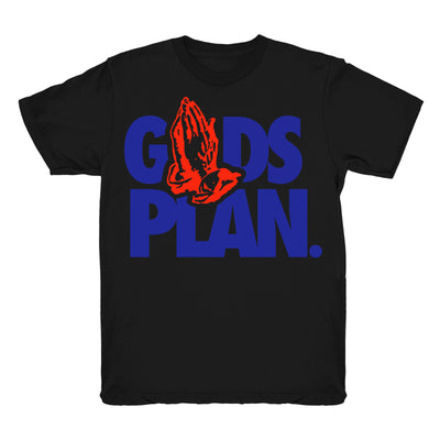 Youth 4 Winter shirt | Drake Gods Plan - Retro 4 Winter Loyal Blue 2019 / black tee shirts