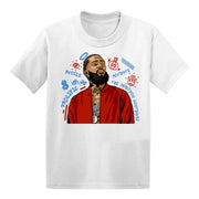 Women 1 Fearless Kids shirt | Nipsey Forever Fly - Retro 1 OG High Fearless 2019 / Youth White tee shirts