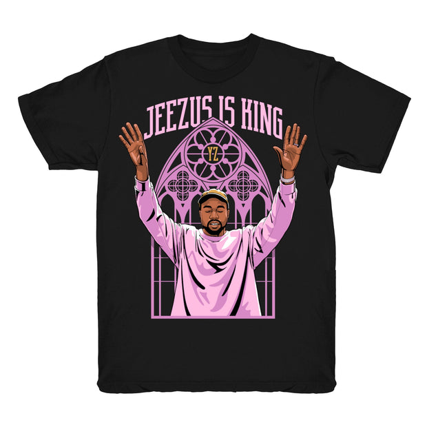 Youth 500 Soft Vision shirt | Jeezus Is King- Soft Vision 500 / Black tee shirts